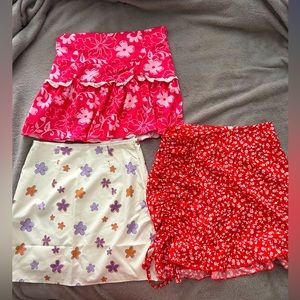 SHEIN- Three women’s/juniors skirls